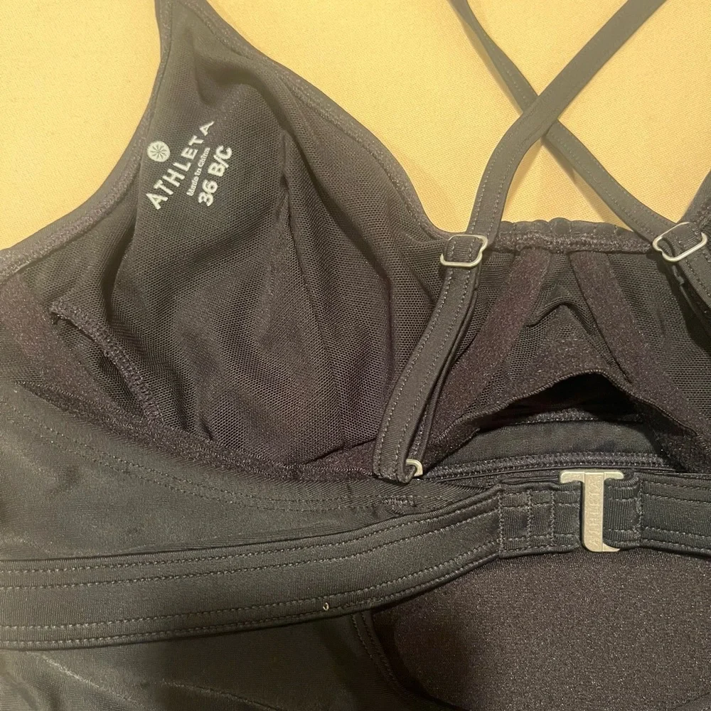 Athleta tankini, black in like new condition- size 36 B/C - Picture 3 of 3